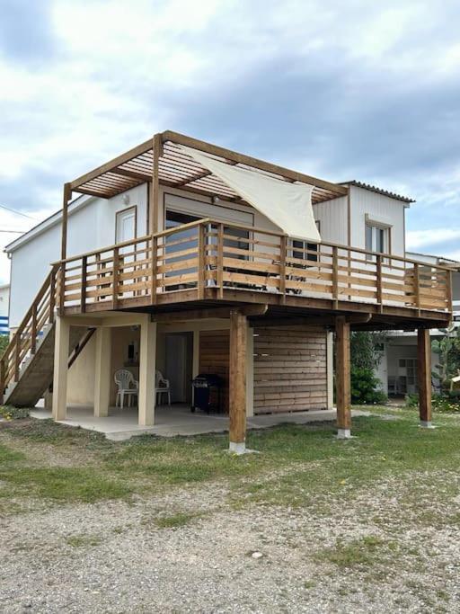 Maison Chalet 200 M De La Plage Climatisation Et Wifi Gruissan Eksteriør bilde