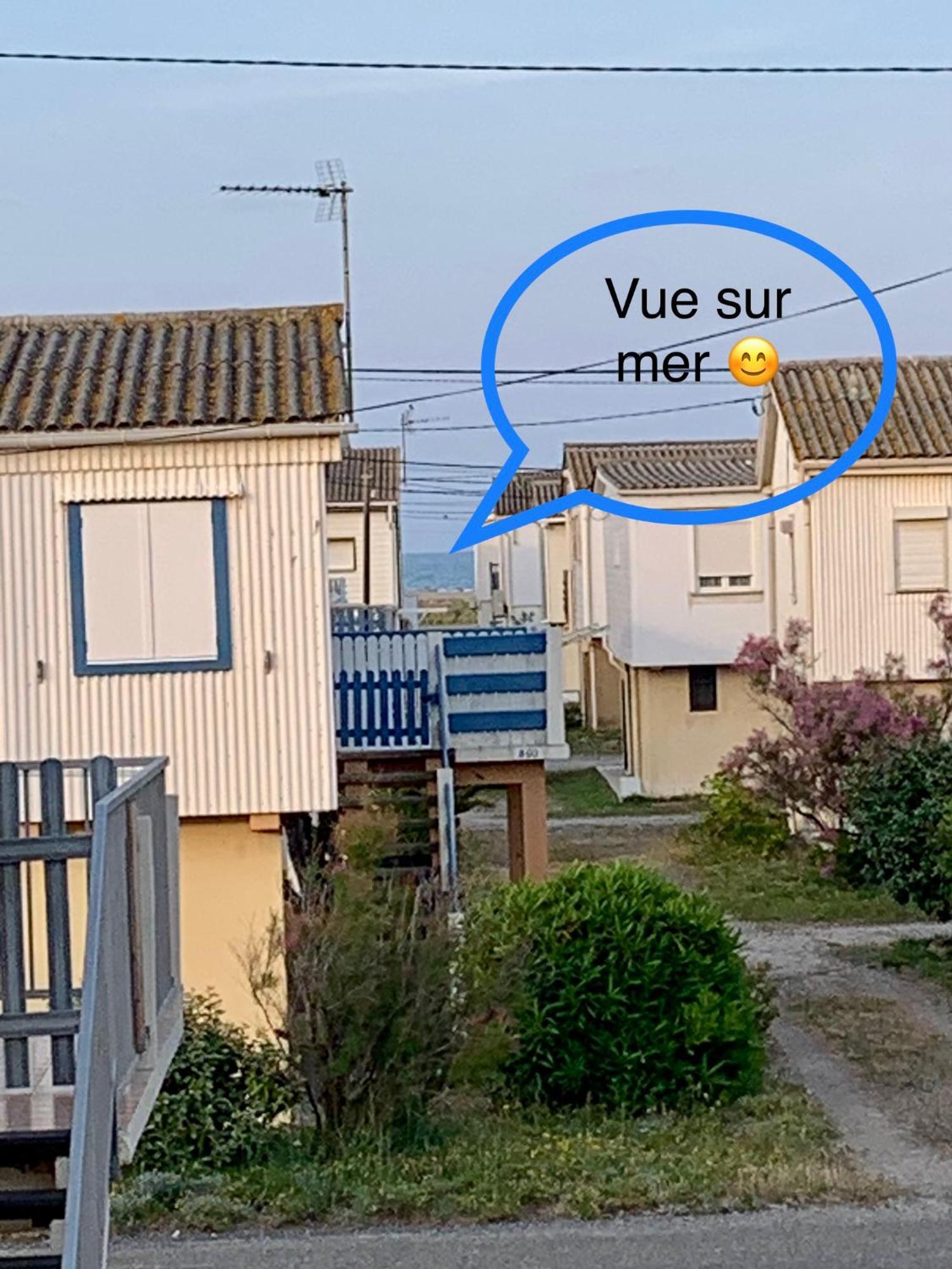 Maison Chalet 200 M De La Plage Climatisation Et Wifi Gruissan Eksteriør bilde