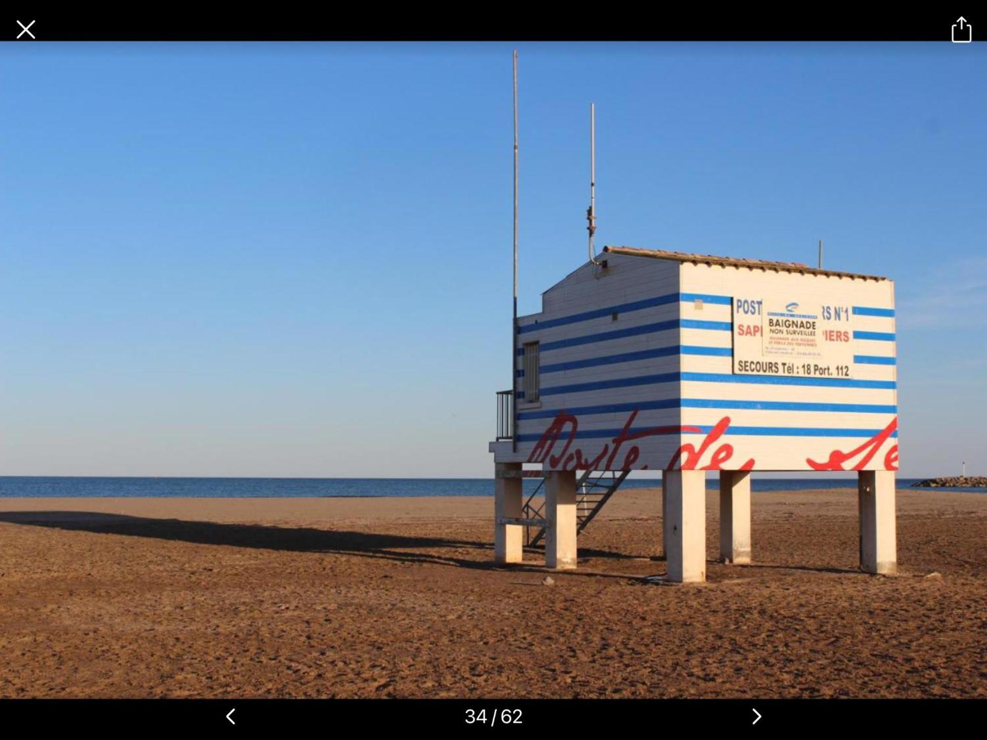 Maison Chalet 200 M De La Plage Climatisation Et Wifi Gruissan Eksteriør bilde