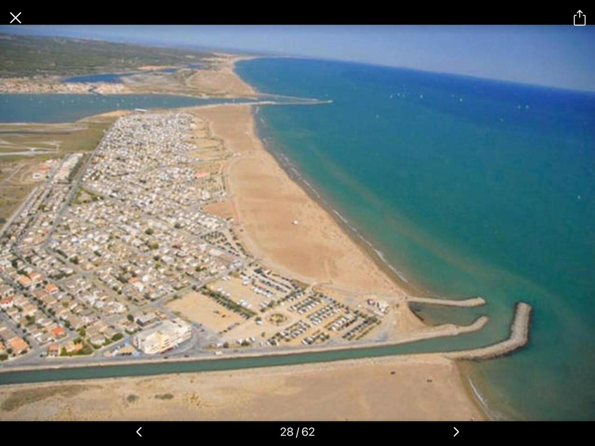 Maison Chalet 200 M De La Plage Climatisation Et Wifi Gruissan Eksteriør bilde